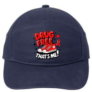 Groovy Dru.G Free Red Ribbon Week ThatS Me Awareness Chucks 7-Panel Snapback Hat