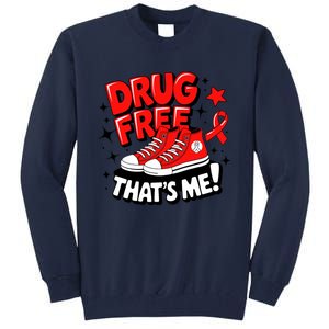 Groovy Dru.G Free Red Ribbon Week ThatS Me Awareness Chucks Tall Sweatshirt