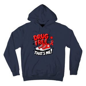 Groovy Dru.G Free Red Ribbon Week ThatS Me Awareness Chucks Tall Hoodie