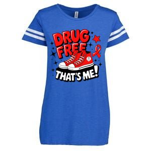 Groovy Dru.G Free Red Ribbon Week ThatS Me Awareness Chucks Enza Ladies Jersey Football T-Shirt