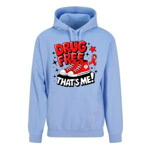 Groovy Dru.G Free Red Ribbon Week ThatS Me Awareness Chucks Unisex Surf Hoodie