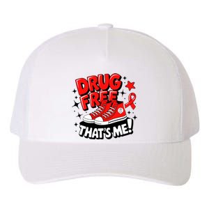 Groovy Dru.G Free Red Ribbon Week ThatS Me Awareness Chucks Yupoong Adult 5-Panel Trucker Hat