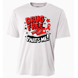 Groovy Dru.G Free Red Ribbon Week ThatS Me Awareness Chucks Cooling Performance Crew T-Shirt