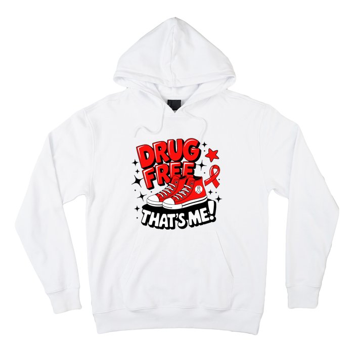 Groovy Dru.G Free Red Ribbon Week ThatS Me Awareness Chucks Hoodie