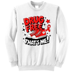 Groovy Dru.G Free Red Ribbon Week ThatS Me Awareness Chucks Sweatshirt