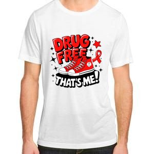 Groovy Dru.G Free Red Ribbon Week ThatS Me Awareness Chucks Adult ChromaSoft Performance T-Shirt