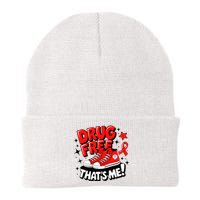 Groovy Dru.G Free Red Ribbon Week ThatS Me Awareness Chucks Knit Cap Winter Beanie