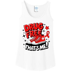 Groovy Dru.G Free Red Ribbon Week ThatS Me Awareness Chucks Ladies Essential Tank