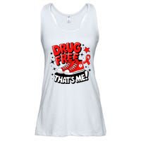 Groovy Dru.G Free Red Ribbon Week ThatS Me Awareness Chucks Ladies Essential Flowy Tank