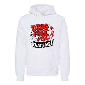 Groovy Dru.G Free Red Ribbon Week ThatS Me Awareness Chucks Premium Hoodie