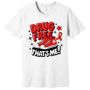 Groovy Dru.G Free Red Ribbon Week ThatS Me Awareness Chucks Premium T-Shirt