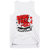 Groovy Dru.G Free Red Ribbon Week ThatS Me Awareness Chucks Tank Top