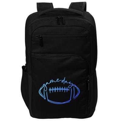 Game Day Football Game Day Vibes Football Lover Gift Impact Tech Backpack
