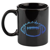 Game Day Football Game Day Vibes Football Lover Gift 11oz C Handle Ceramic Mug
