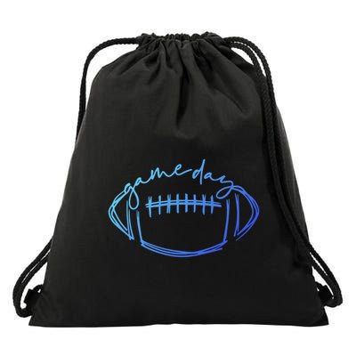 Game Day Football Game Day Vibes Football Lover Gift Drawstring Bag