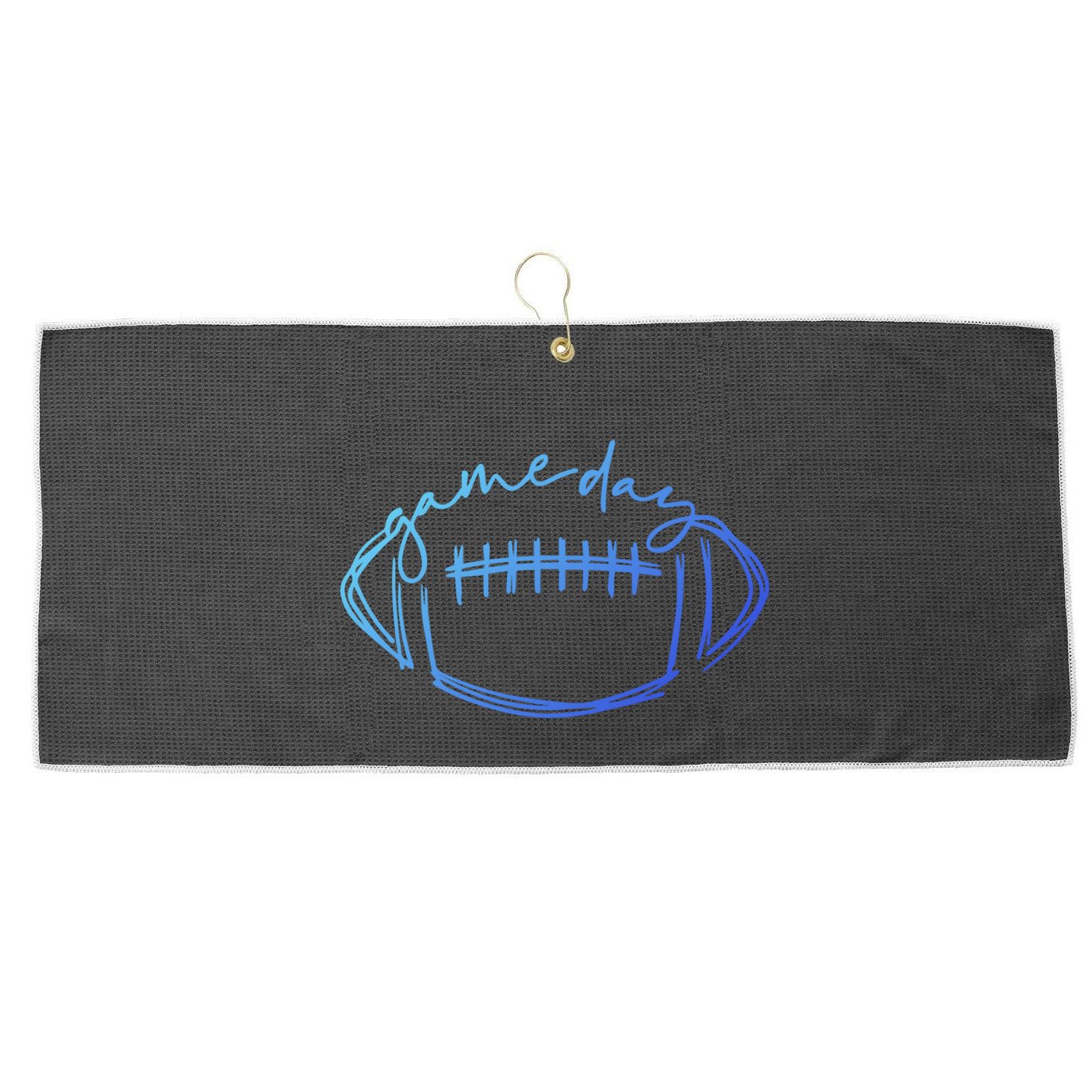 Game Day Football Game Day Vibes Football Lover Gift Large Microfiber Waffle Golf Towel