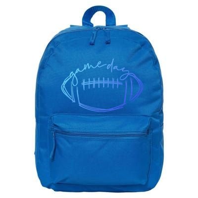 Game Day Football Game Day Vibes Football Lover Gift 16 in Basic Backpack