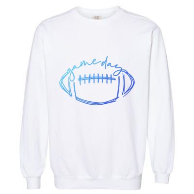 Game Day Football Game Day Vibes Football Lover Gift Garment-Dyed Sweatshirt