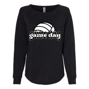 Game Day Funny Team Sports Volleyball Mom Dad Coach Womens California Wash Sweatshirt