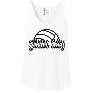 Game Day Funny Team Sports Volleyball Mom Dad Coach Ladies Essential Tank