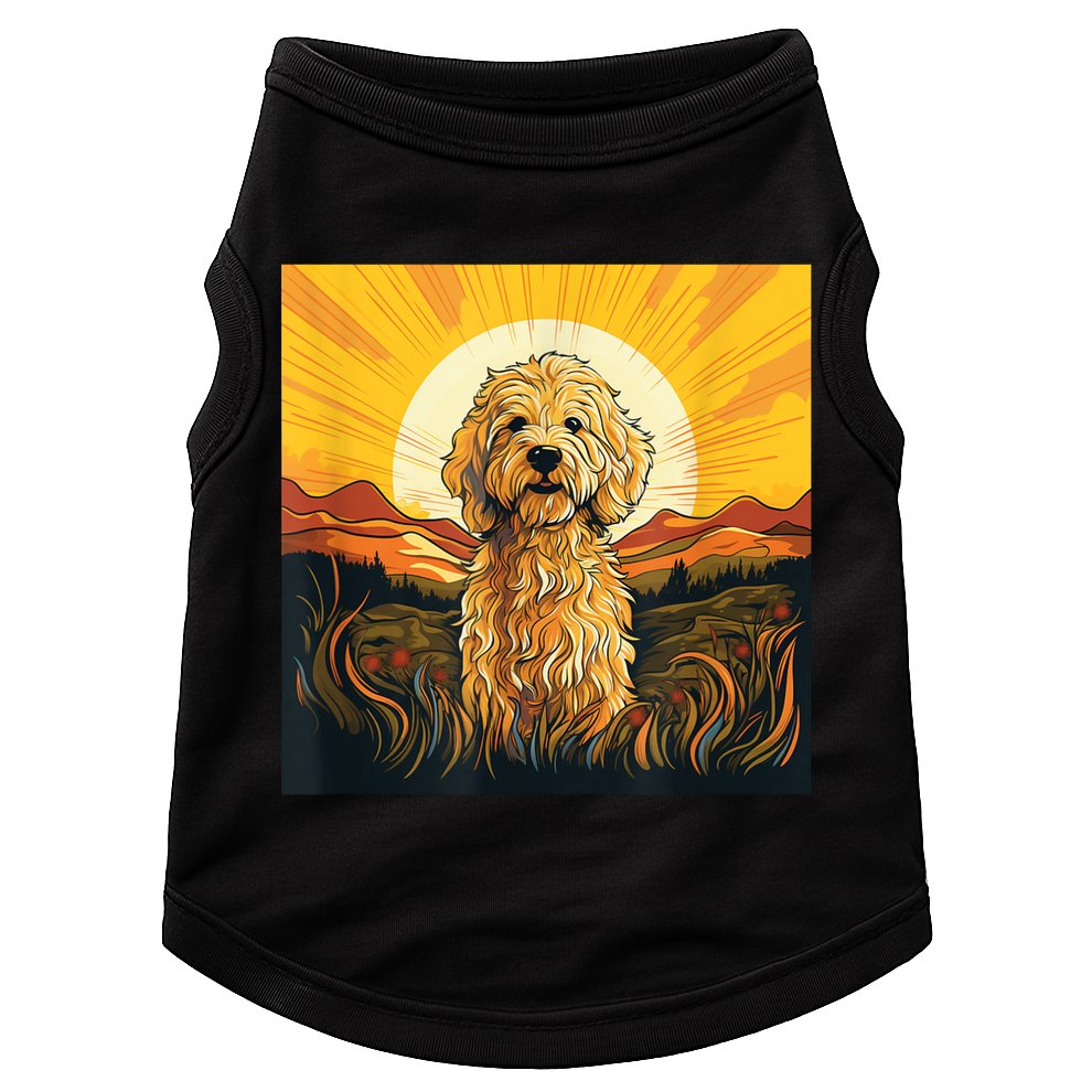 Goldendoodle Dood Funny Doodle Dog Golden Doodle Doggie Tank