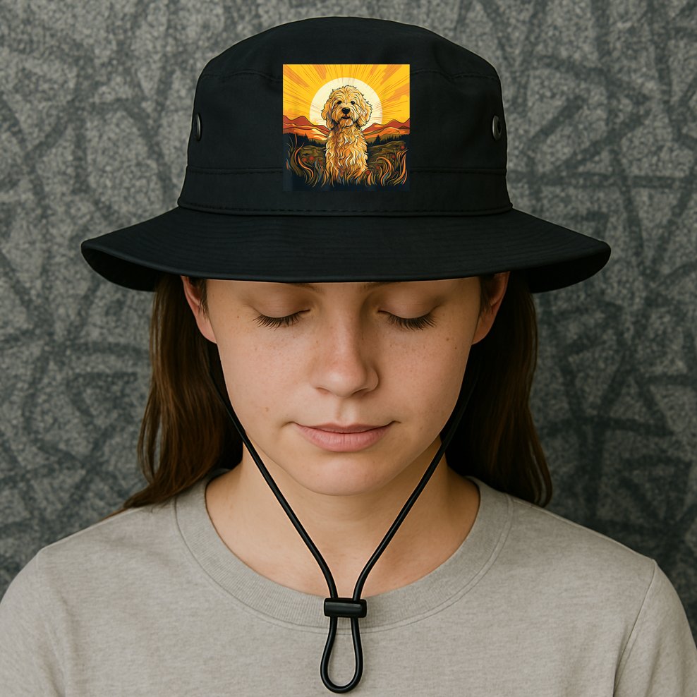 Goldendoodle Dood Funny Doodle Dog Golden Doodle Bucket Hat