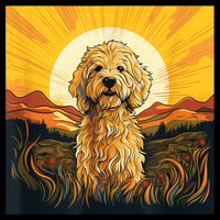 Goldendoodle Dood Funny Doodle Dog Golden Doodle Bucket Hat