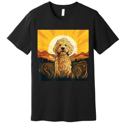 Goldendoodle Dood Funny Doodle Dog Golden Doodle Premium T-Shirt