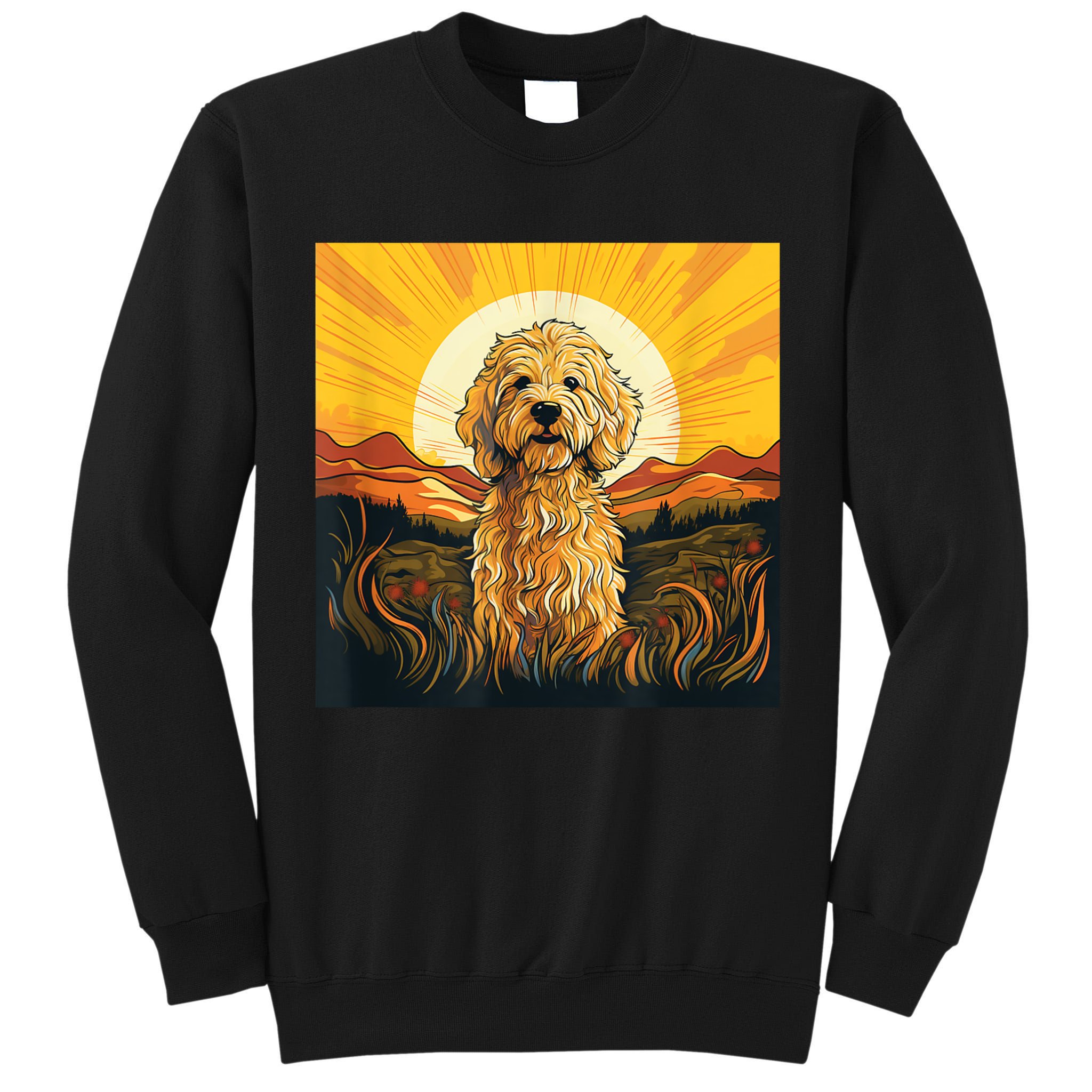 Goldendoodle Dood Funny Doodle Dog Golden Doodle Tall Sweatshirt