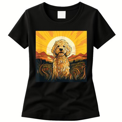 Goldendoodle Dood Funny Doodle Dog Golden Doodle Womens T-Shirt
