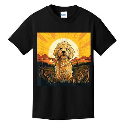 Goldendoodle Dood Funny Doodle Dog Golden Doodle Kids T-Shirt