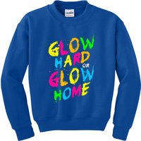 Glow Design For And Adults, In Bright Colors 80s Theme Kids Sweatshirt