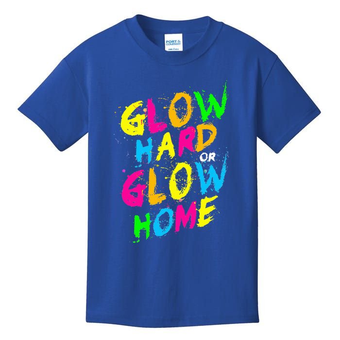 Glow Design For And Adults, In Bright Colors 80s Theme Kids T-Shirt