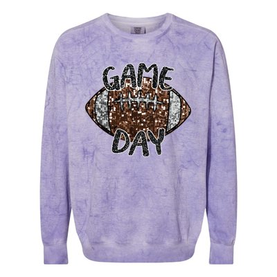 Game Day Football For Women Colorblast Crewneck Sweatshirt