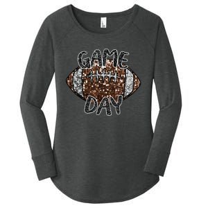 Game Day Football For Women Women's Perfect Tri Tunic Long Sleeve Shirt