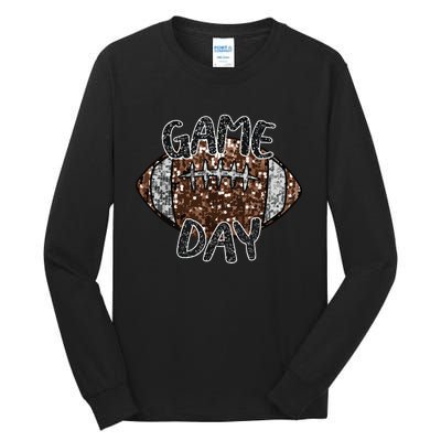 Game Day Football For Women Tall Long Sleeve T-Shirt