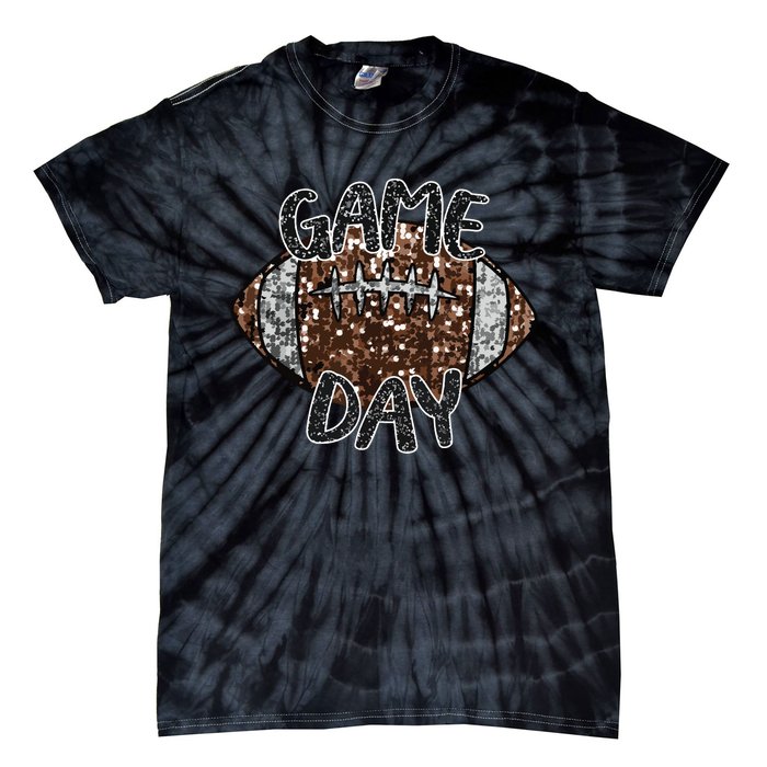 Game Day Football For Women Tie-Dye T-Shirt