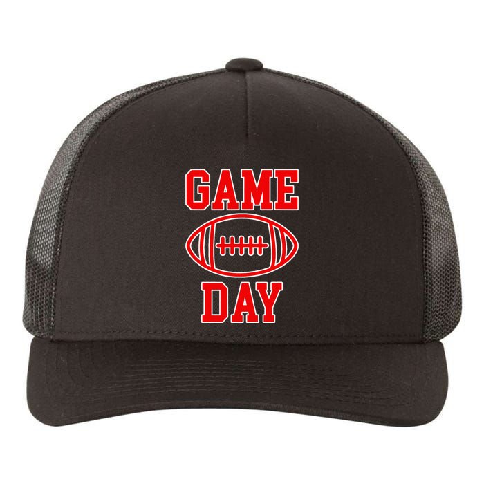 Game Day Football Throwback Design Print Classic Yupoong Adult 5-Panel Trucker Hat