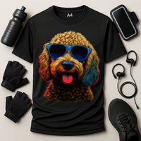 Goldendoodle Dood Funny Doodle Dog Golden Doodle Cooling Performance Crew T-Shirt