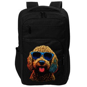 Goldendoodle Dood Funny Doodle Dog Golden Doodle Impact Tech Backpack