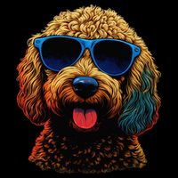 Goldendoodle Dood Funny Doodle Dog Golden Doodle Impact Tech Backpack
