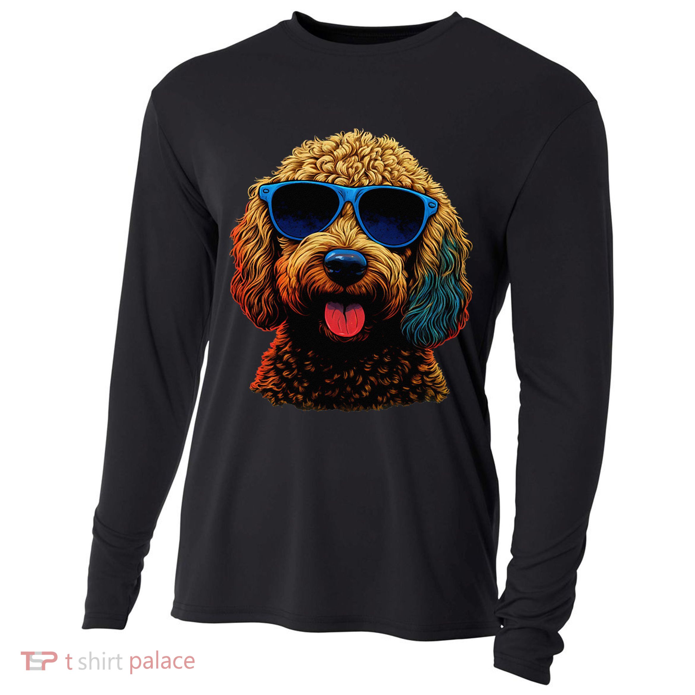 Goldendoodle Dood Funny Doodle Dog Golden Doodle Cooling Performance Long Sleeve Crew