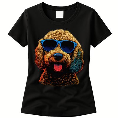 Goldendoodle Dood Funny Doodle Dog Golden Doodle Womens T-Shirt