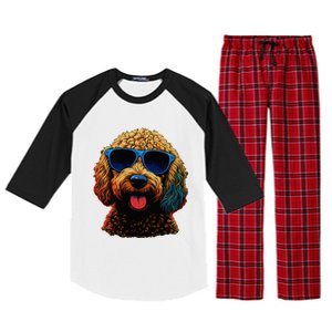 Goldendoodle Dood Funny Doodle Dog Golden Doodle Raglan Sleeve Pajama Set