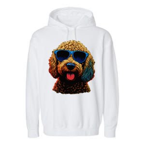 Goldendoodle Dood Funny Doodle Dog Golden Doodle Garment-Dyed Fleece Hoodie