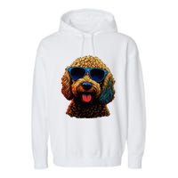 Goldendoodle Dood Funny Doodle Dog Golden Doodle Garment-Dyed Fleece Hoodie