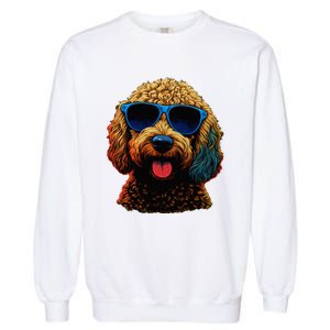 Goldendoodle Dood Funny Doodle Dog Golden Doodle Garment-Dyed Sweatshirt