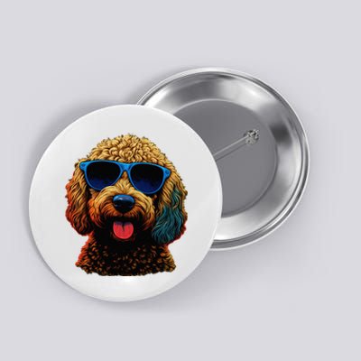 Goldendoodle Dood Funny Doodle Dog Golden Doodle Button