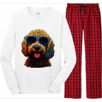 Goldendoodle Dood Funny Doodle Dog Golden Doodle Long Sleeve Pajama Set