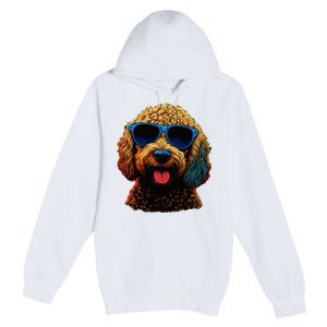 Goldendoodle Dood Funny Doodle Dog Golden Doodle Premium Pullover Hoodie